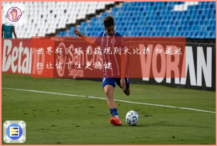 世界杯买球竞猜规则大比拼 知道这些让你下注更稳健